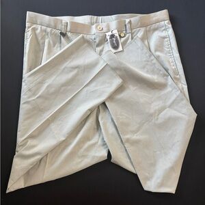 Ben Hogan Light Gray Striped Trousers